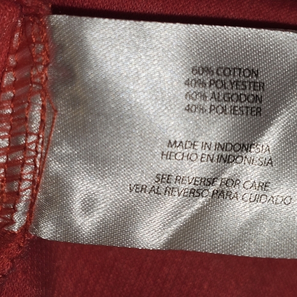 Orvis Womens 1/4 Zip Pullover XL Sweater Shirt Salsa(pink)Floral Trim - Picture 13 of 13